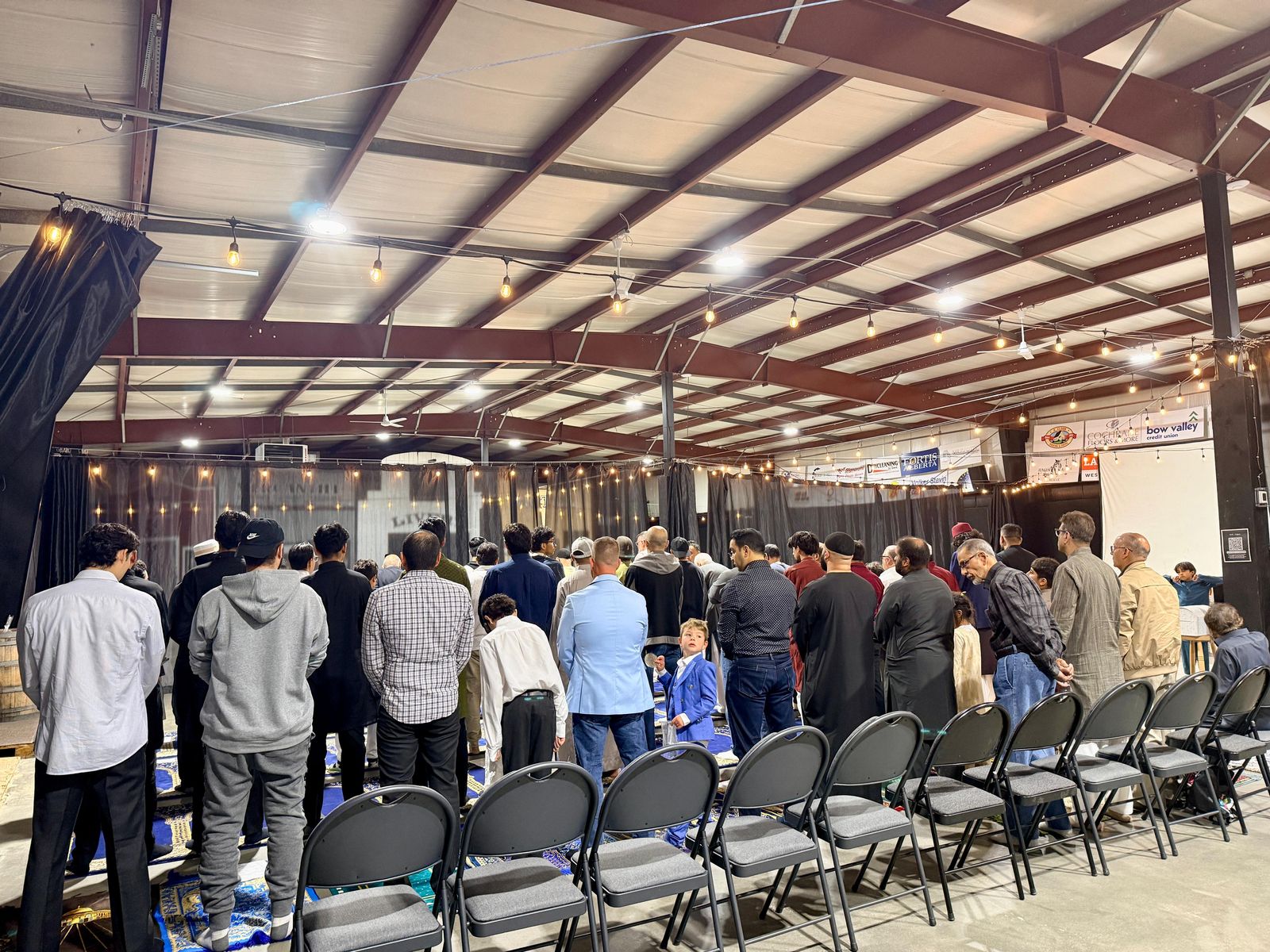 Congregation gathered for a Muslims of Cochrane community program